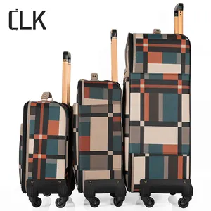 Business Travel Luxury Leather Suitcase Luggage Unisex On Wheel