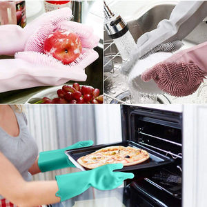 Éponge magique en silicone pour la vaisselle, outil de nettoyage ménager en gros pour la cuisine - Product Image 4