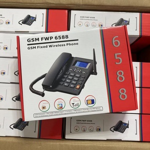 Téléphone fixe sans fil GSM double carte SIM TS-6588 avec radio FM - Product Image 2