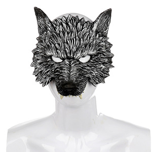 Máscara de Lobo de Espuma 3D Suave RP Mejorada para Disfraces de Halloween y Carnaval - Product Image 2