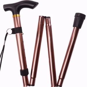 Bâton de marche réglable en gros, canne télescopique rétractable, bâton de randonnée pliable et portable pour personnes âgées en extérieur - Product Image 2
