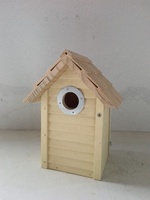 En gros écorce naturel maison d'oiseau en bois/volière