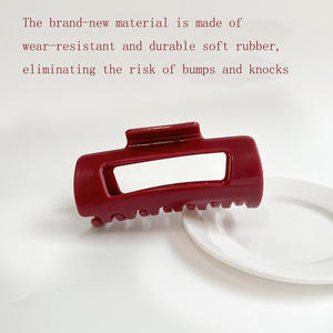 Fermaglio per capelli in Silicone flessibile pieghevole in gomma morbida - Product Image 6