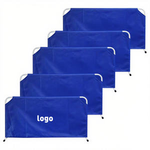 Barrera de Cancha de tenis de mesa rectangular de 75*140cm plegable portátil desmontable de alta calidad personalizada para exteriores o interiores para promoción - Product Image 2