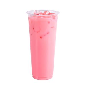 Poudre aromatisée à la fraise, fruitée et sucrée, pour bubble tea, milkshakes et boissons dessert. - Product Image 2