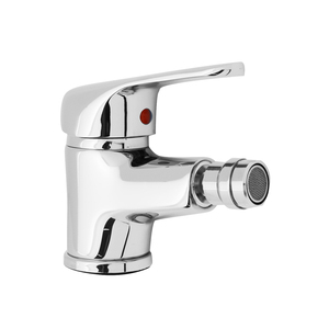 Mezclador de bidé moderno Ines Hydrall, accesorio de baño con acabado en acero inoxidable y latón - Product Image 1