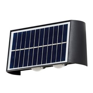 ABS 4 Вт Солнечный настенный светильник водонепроницаемый IP54 наружный вверх и вниз 3000K теплый белый уличный настенный свет Солнечный СВЕТОДИОДНЫЙ Уличный настенный свет - Product Image 1