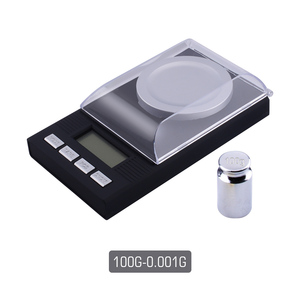 <span class=keywords><strong>Balance</strong></span> électronique numérique portable LCD, 10g /20g/50g/100g, pour bijoux, précis 0.001g, numérique, format poche, affichage LCD - Product Image 5