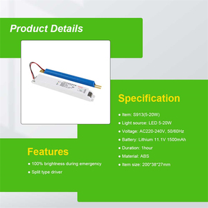 Hot 5-36wlighting chuyển đổi <span class=keywords><strong>Kit</strong></span> Battery Pack thiết bị <span class=keywords><strong>LED</strong></span> khẩn cấp cung cấp điện cho Downlight và bảng điều khiển - Product Image 2