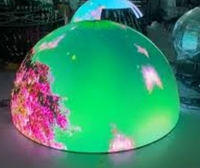 Diamètre 1M 1.5M 2M Grand Module Sphérique Intérieur Irrégulier Flexible P2 P2.5 P3 P4 P5 Boule Sphère Écran D'affichage Led À 360 Degrés