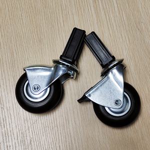 Support médical, tige filetée 80 côtière A à bande ronde souple, roue à roulettes de meubles <span class=keywords><strong>en</strong></span> caoutchouc thermoplastique, 75mm, 1 pièce - Product Image 6