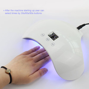 <span class=keywords><strong>Lampe</strong></span> à ongles UV LED à double source lumineuse, induction infrarouge, utilisation à domicile ou en salon, séchage rapide du vernis gel, manucure, pédicure, professionnelle - Product Image 2