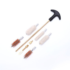 Copper Wire Gun Barrel Cleaning <b>Brush</b> Kit Stainless Steel Handle 6pc Set For Firearms Maintenance - Product Image 3