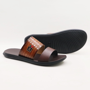 <span class=keywords><strong>Sandali</strong></span> Estivi Casual da Uomo Taglie Grandi, Ciabatte Comode Open-Toe per Esterni, Tomaia in PU Ricamata Traspirante - Product Image 2