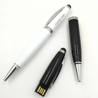 Garansi 1 Tahun, Ganti Gratis, USB Flash Drive Bentuk Pena Logam Custom