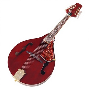 En stock, légèrement défectueuse, mandoline à huit cordes en bois <span class=keywords><strong>de</strong></span> tilleul brun-rouge <span class=keywords><strong>de</strong></span> 26 pouces, instrument <span class=keywords><strong>de</strong></span> <span class=keywords><strong>musique</strong></span> - Product Image 1