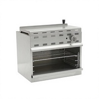 Grill à gaz en acier inoxydable commercial homologué ETL, broyeur à steak surchauffé, salamandre à gaz pour cuisine professionnelle (RCM-36U)