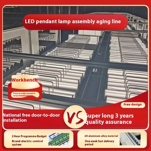 Cung cấp New <span class=keywords><strong>LED</strong></span> chiếu sáng dây chuyền lắp ráp tự động lớp <span class=keywords><strong>LED</strong></span> treo Rod ánh sáng và nhiều lớp sống lão hóa lưới tản nhiệt ánh sáng sản xuất - Product Image 6
