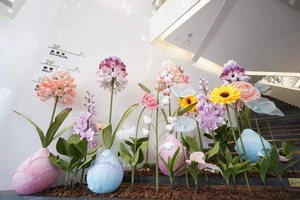 Set di Fiori Artificiali Eleganti e Raffinati: Peonie Giganti, Mughetti e Narcisi in Seta per Decorazioni Matrimoniali - Product Image 5