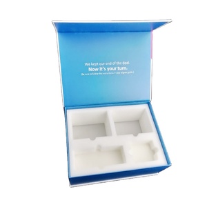 Personalizado grande de la tapa de la almeja de solapa magnética cierre de caja de regalo - Product Image 3