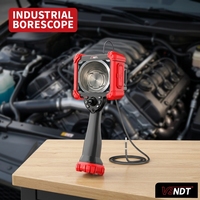 360 °   Endoscope industriel articulé HD1080P 6 mm 2 m IP67 pour l'inspection des cylindres de moteur automobile, certifié CE NDT