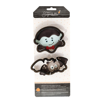 Emporte-pièce Halloween Dracula et chauve-souris Sweet Sugarbelle, emporte-pièce pour biscuits en pâte à sucre, moule pour biscuits en pâte à sucre pour glaçage royal