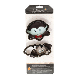 Cortador de Galletas de Halloween con Forma de Drácula y Murciélago de Sweet Sugarbelle, Molde para Galletas de Fondant, Masa de Fondant y Glaseado Real - Product Image 1