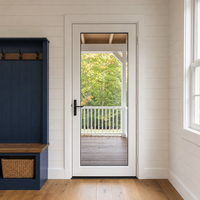Porte d'appartement en PVC-U, Porte PVC-U pour appartement, Porte PVC-U pour projet de construction, Conception de fenêtre à battant sur mesure pour construction résidentielle
