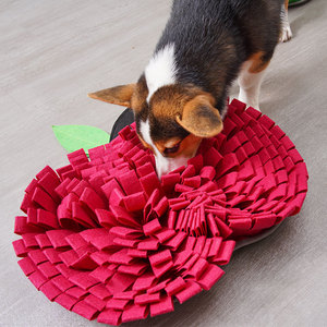 Alfombra Olfativa con Forma de Manzana para Perros y Gatos, Comedero Lento, Anti-estrangulamiento, Alfombra Interactiva de Forrajeo, Alivio del Estrés, Suministros para Mascotas - Product Image 2
