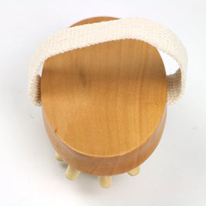 Bain à main en bois compostable SPA corps masseur Cellulite corps brosse outil de Massage sec brosse pour le corps - Product Image 5