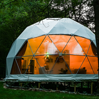 Tende a Cupola di Lusso per Glamping, Tende Geodetiche a Nido d'Ape in PVC per Resort, Hotel, Campeggio all'Aperto