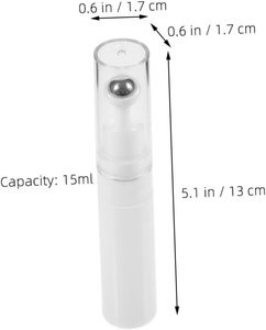 High Quality Recyclable Empty Cosmetic Oval <b>Plastic</b> Roller Massage Applicator <b>Tube</b> Eye Face Cream Facial Serum Skin Care Silk - Product Image 2