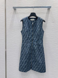 Femme Taille Personnalisée Été Célèbre Vêtements Nouveaux Vestidos Para Mujer Casual Denim Dress Women's Fashion Luxury Dresses - Product Image 5