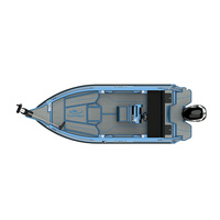 Bateau de pêche de luxe en aluminium 19,6 pieds/6 m, moteur hors-bord 150 CV, capacité 3 personnes, vitesse 60-75 km/h, vente rapide dans le monde entier