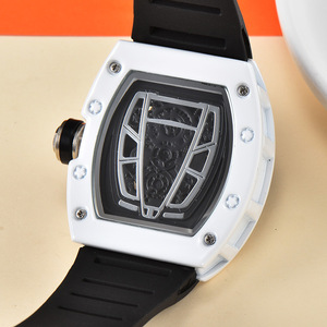 2024 Top Brand Luxury <strong>Fashion</strong> Hollow Out Quartz <strong>Watch</strong> Richard Men Sport Waterproof Silicone <strong>Watch</strong> With Pointer Display - Product Image 5
