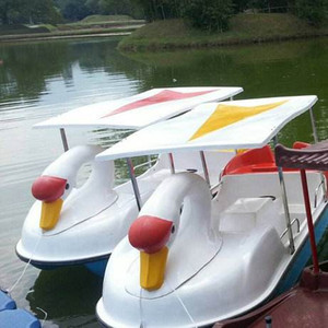 2/4-person Boat Park Play Fiberglass Cartoon Water Bike Pleasure Boat, Tool Pedal Boat - Product Image 4