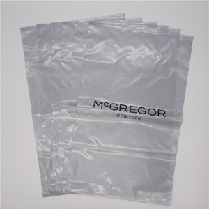 Wholesale Reusable Shopping Waterproof Transparent custom plastic clothing bags - Product Image 5