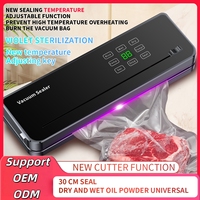 Machine de mise sous vide alimentaire automatique pour la maison, haute puissance d'aspiration, pour sacs en plastique, pour la conservation des aliments frais