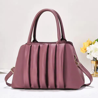 Tas Tangan Desainer Kulit PU Lembut Vintage Fashion Baru untuk Wanita Tas Bahu Berkualitas Tas Tangan Mewah Wanita Kapasitas Besar