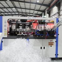 Machine de soufflage PET à 6 cavités haute performance, machine de moulage par soufflage automatique de plastique, machine de fabrication de bouteilles d'eau, ligne de production