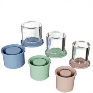 Soldes d'été 2026 : Gobelets réutilisables en silicone de qualité alimentaire, écologiques, sans BPA, compatibles congélateur, pour la fabrication de glaces, 30oz et 40oz - Product Image 3