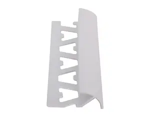 PVC Tile Trim Plastik Ekstrusi Profil Sudut Keramik Tepi dengan Mesh Drywall Sudut Bead