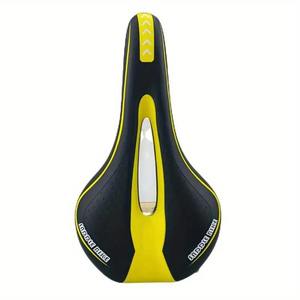 Thickened Silicone <b>Bicycle</b> Seat with Ergonomic Cut-Out Design for Shock-Absorbing Comfort - Product Image 5