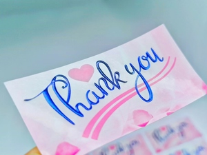 <b>Printing</b> Factory Custom Waterproof Durable Thank You for Supporting My Business Sticker - Product Image 6