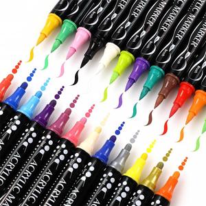 Vendita all'ingrosso di Somagi bambino personalizzato pennarello acrilico di colore <span class=keywords><strong>per</strong></span> pietra di Pasqua produttore di pittura di roccia Set acrilico pennarello pennarello - Product Image 2