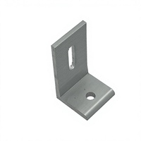 Kit de montage solaire en L avec boulons, support de fixation en aluminium pour toit en tôle