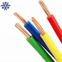 UL 600v THHN de 14 12 10 AWG conductor de cobre con aislamiento de PVC de Nylon chaqueta THW cable eléctrico y cable