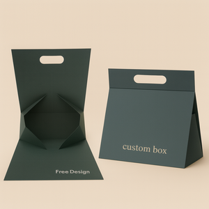 Cá nhân hoá tùy chỉnh sang trọng từ Giấy hộp quà tặng bao bì đặc biệt hình có thể gập lại túi cho doanh nghiệp nhỏ với xử lý - Product Image 1