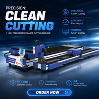 Machine de découpe laser fibre CNC pour tôles et tubes 1500W-20000W, source Raycus, tête Raytools, CypCut 240-350mm