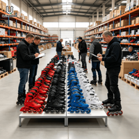 Chaussures d'occasion en gros S18 – Patins à roulettes en vrac, directement de l'usine, de seconde main, de marque, pour hommes, en bon état